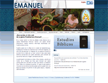 Tablet Screenshot of iglesiaemanuel.net